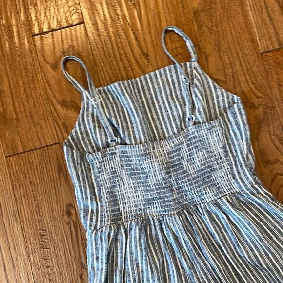 Old Navy striped linen blend jumpsuit small - Picture 8 of 8